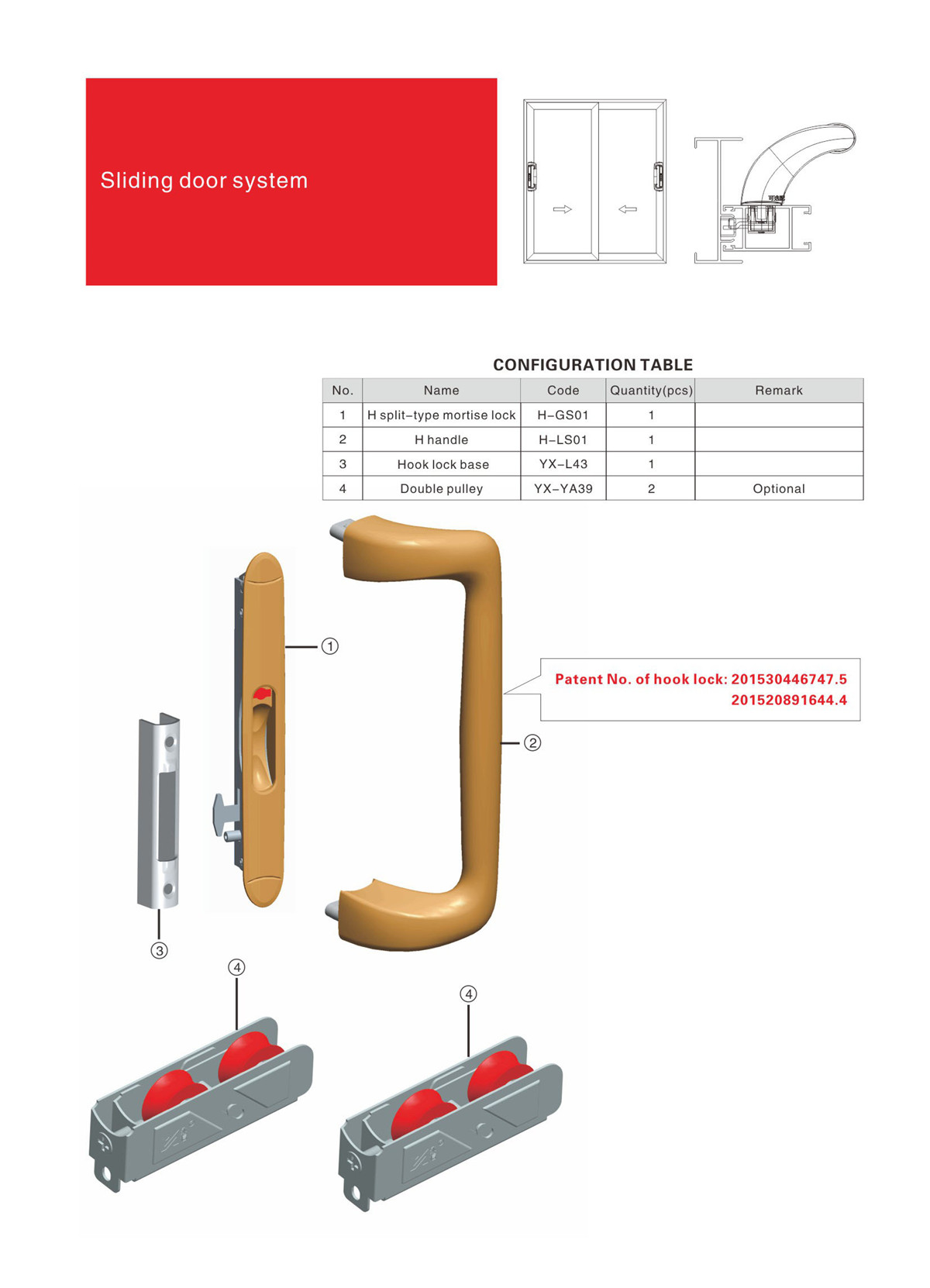 Sliding door system