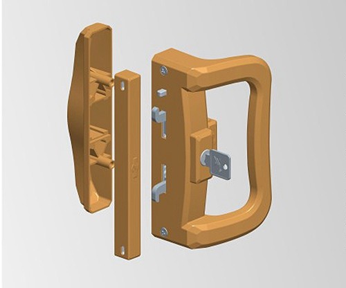 Sliding door lock H-LS03B