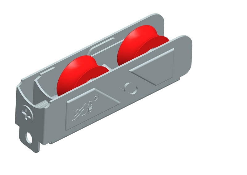 Sliding window pulley C19 double pulley